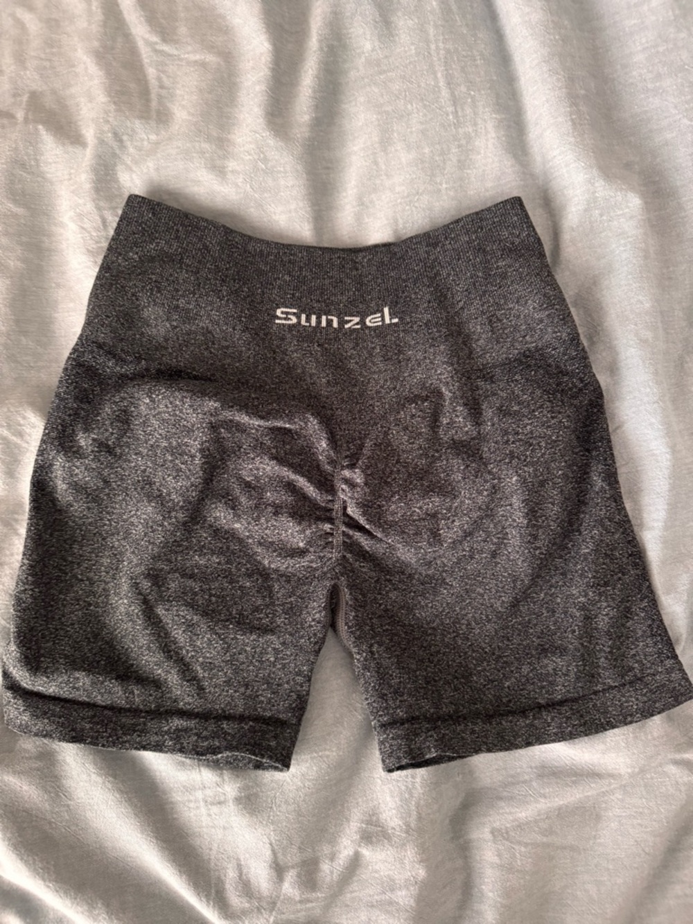 Sunzel Charcoal Seamless Athletic scrunch Biker Shorts - XS